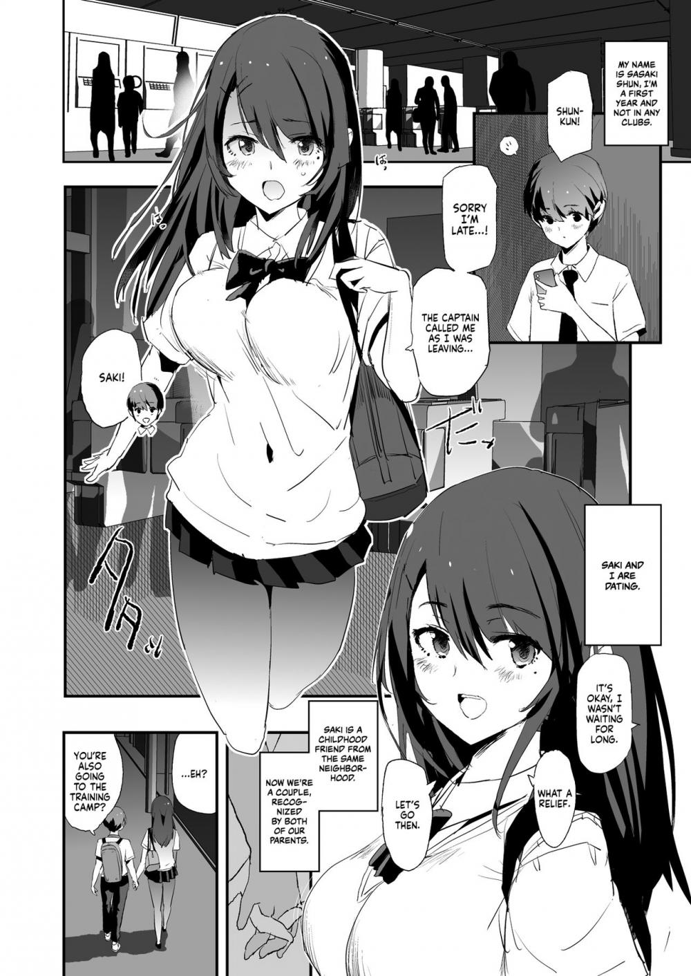 Hentai Manga Comic-It seems your girlfriend is going to the cock sleeve camp-Read-5